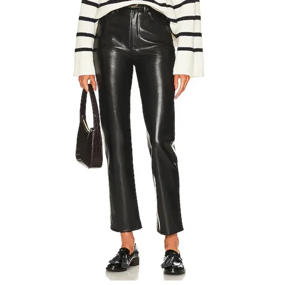 NWT AGOLDE Leather Pants